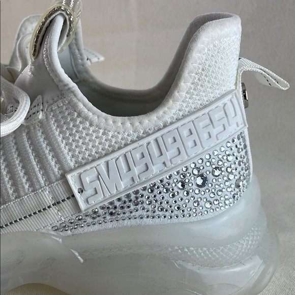 Steve Madden Women's White Athletic Sneakers Size 9 - Picture 8 of 12